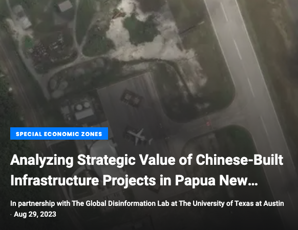 Team Tearline assesses China’s financial engagement in Papua New Guinea